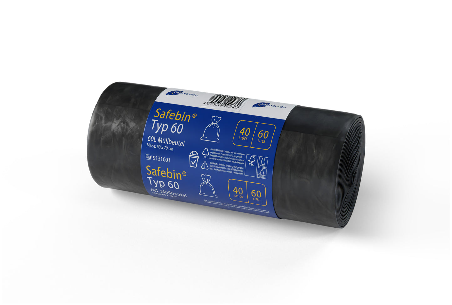 Safebin® 9131001 Müllsack 60 Liter