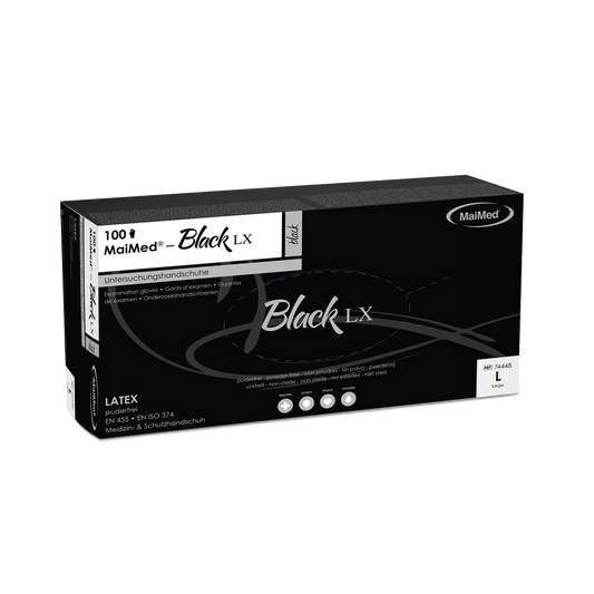 MaiMed® Black LX Einmalhandschuh (Latex)