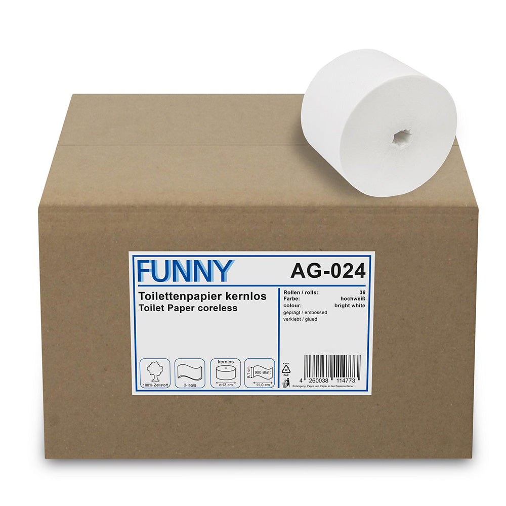 Funny AG-024 Toilettenpapier kernlos