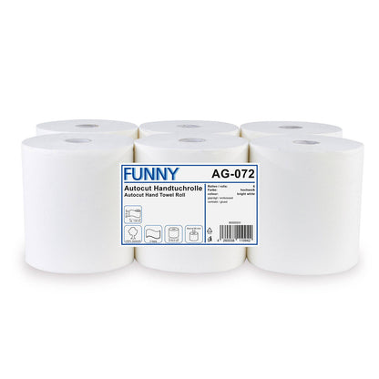 FUNNY AG-072 Handtuchrolle – 2-lagig, 100 % Zellstoff