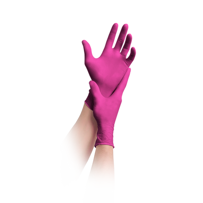 Magenta Nitrilhandschuhe von MaiMed Solution 100