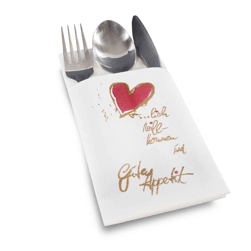 Funny AG-234 Airlaid Bestecktaschen