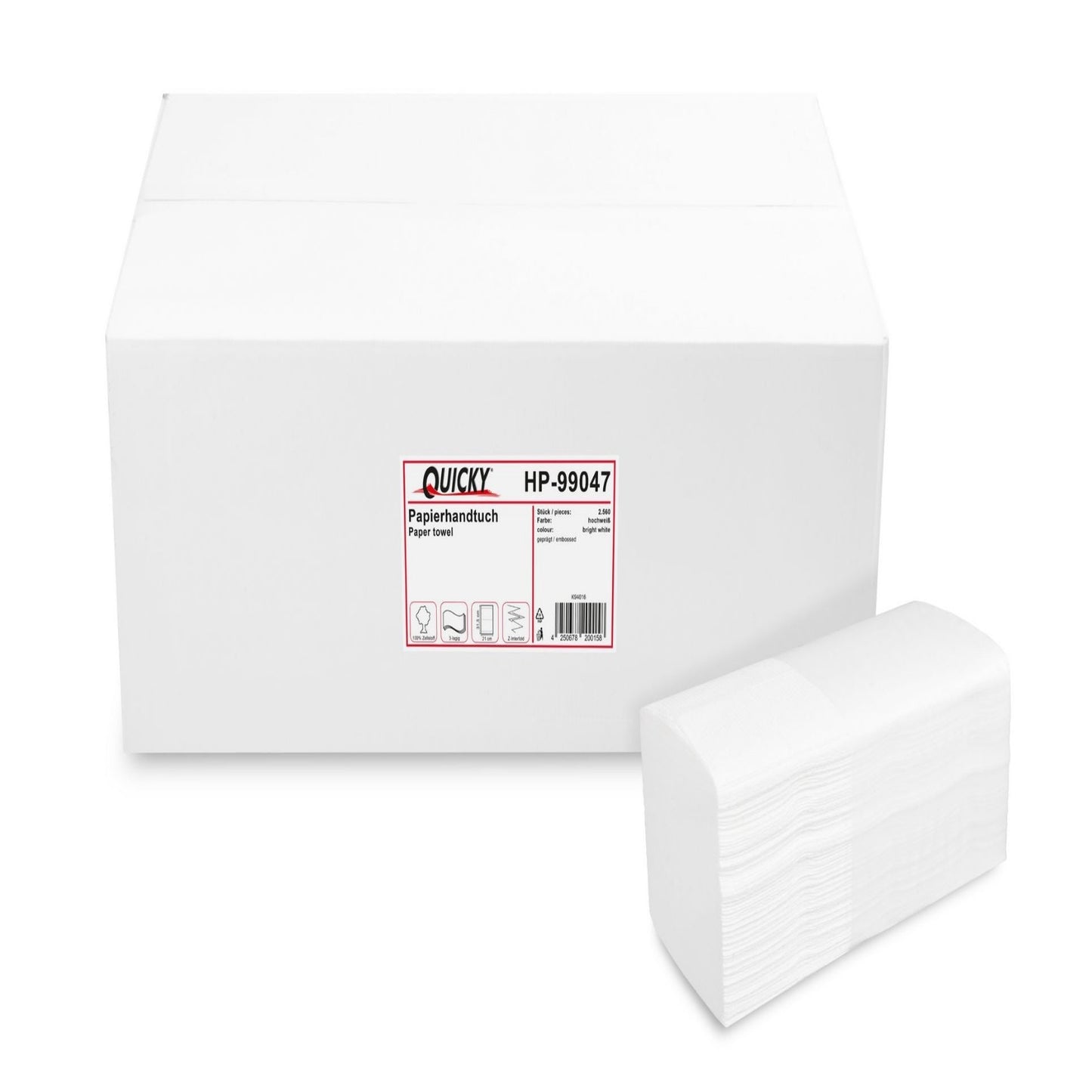 QUICKY HP-99047 Multifold Papierhandtücher