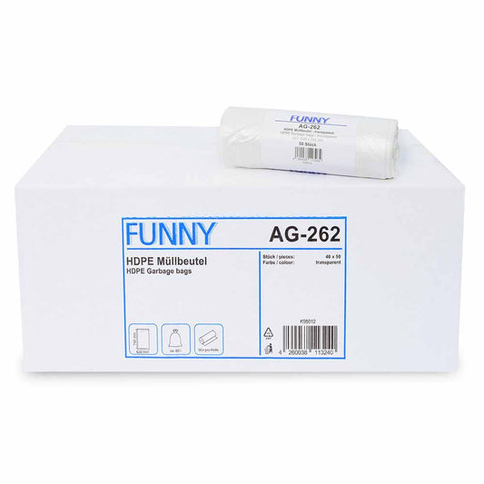 FUNNY® AG-262 HDPE Müllbeutel 60 L